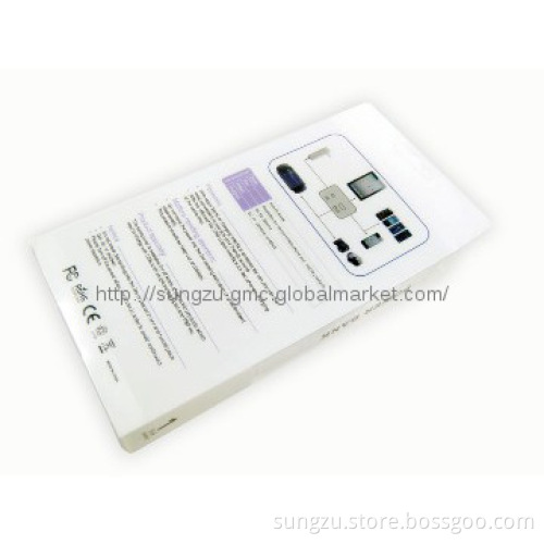 Ultra thin touch power bank for smartphone 10000mah power bank